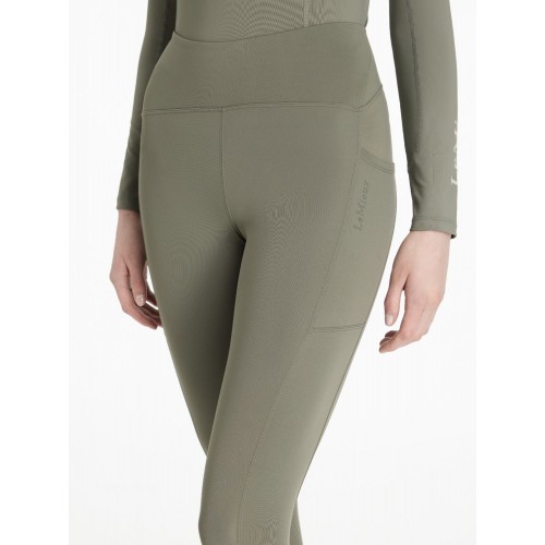 LeMieux AW25 Natalie Brushed riding leggings Rosemary