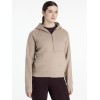 LeMieux AW25 Henrietta Hoodie with half zip Almond