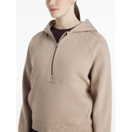 LeMieux AW25 Henrietta худи с с короткой молнией Almond