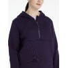 LeMieux AW25 Henrietta Hoodie Juniper with half zip Juniper