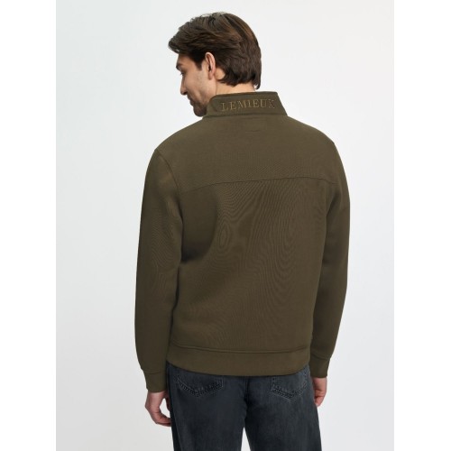 LeMieux CORE Men's Quarter Neck Sweat Alpine