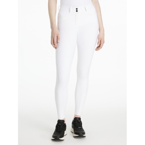 LeMieux CORE Isabelle riding breeches with full silicone grip White