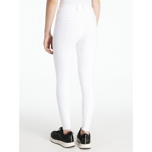 LeMieux CORE Young Rider Izzy riding pants with silicone knee grip White