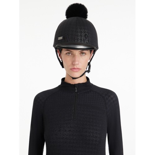 LeMieux AW25 Aspen Houndstooth Hat Silk