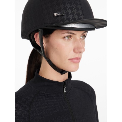 LeMieux AW25 Aspen Houndstooth Hat Silk