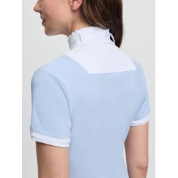 LeMieux CORE Sophia с коротким рукавом Pleated турнирный рубашка