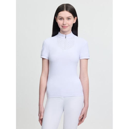 LeMieux SS26 Young Rider Brilliance Livvy Short Sleeve Show Shirt