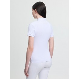 LeMieux SS26 Young Rider Brilliance Livvy с коротким рукавом турнирный рубашка