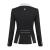 Juuls Black Glamour Competition Jacket with silver details