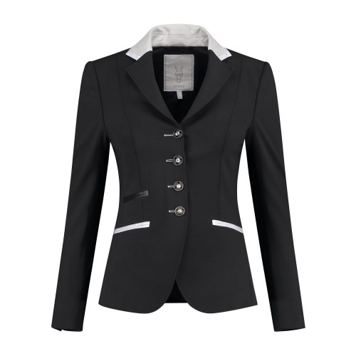 Juuls Black Glamour Competition Jacket with silver details