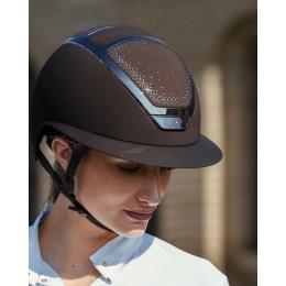 Kask Star Lady Chrome 2.0 коричневый Crystals In-Out Greige