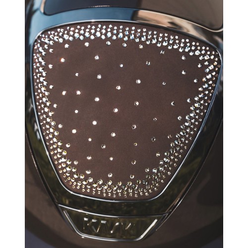 Kask Star Lady Pure Shine Chrome 2.0 Espresso Brown Crystals In-Out Greige