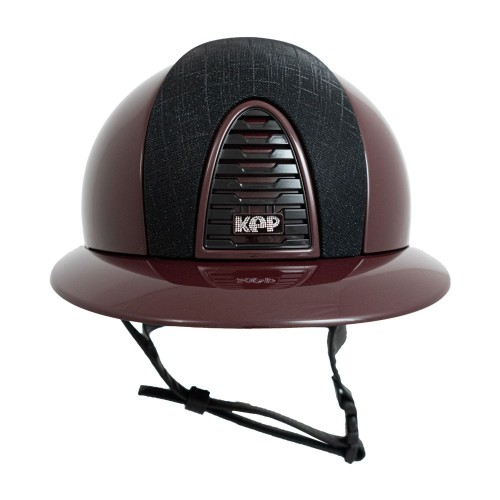 KEP Italia Cromo 2.0 Metal Burgundy Galassia Black Polish Black Grid Crystal Logo