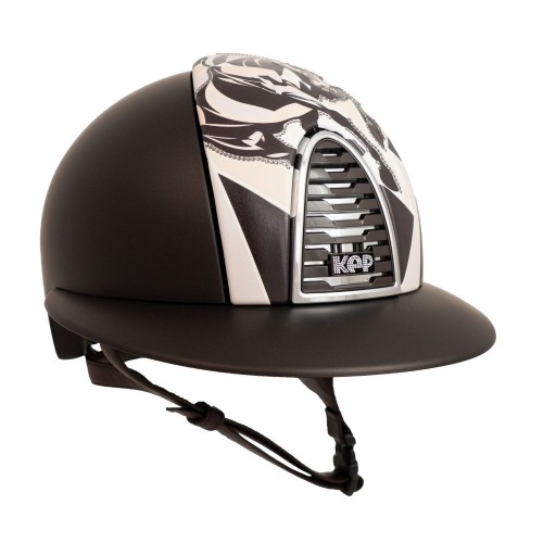 KEP Italia Cromo 2.0 Textile Brown Polo Furius Brown Chrome Frame/Sub Cristalli Logo