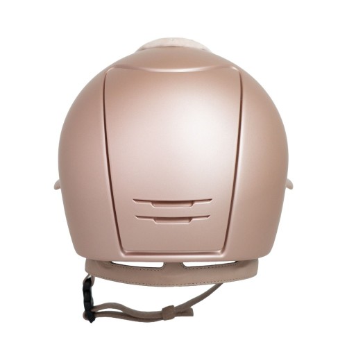 KEP Italia Cromo 2.0 Metal Opaque Peach Polo Goccia Pink Silver Frame Cirpria Chinstrap