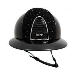 KEP Italia Cromo 2.0 Polish чёрный поло Goccia чёрный Silver SW frame Cristalli логотип