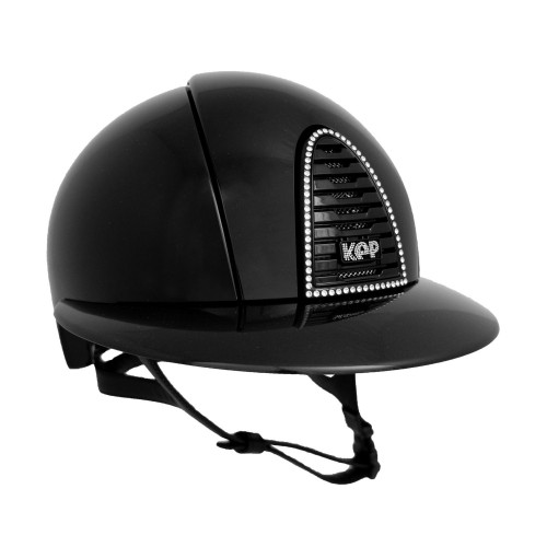 Kep Italia Cromo 2.0 Polish Black Polo Silver Swarovski Frame Button