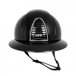 Kep Italia Cromo 2.0 Polish чёрный поло Silver Swarovski Frame Button