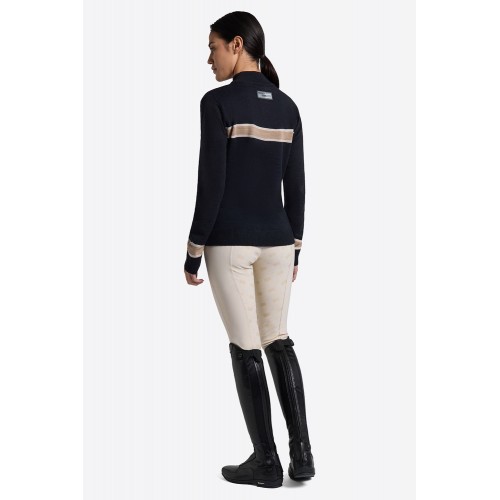 RG FW25 RG Wool Blend Half Zip Sweater Women