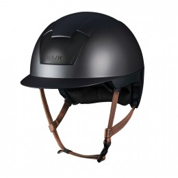 Kask Kooki Shadow чёрный с Light коричневый Chinstrap