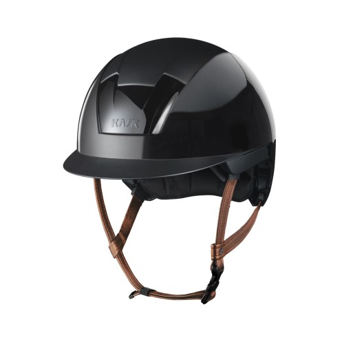Kask Kooki Shine Black with Light Brown Chinstrap