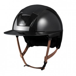 Kask Kooki Lady Shine чёрный с Light коричневый Chinstrap