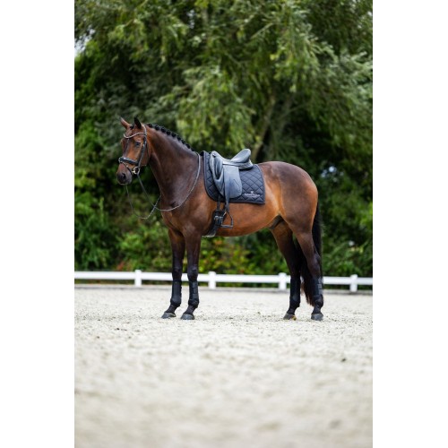 Equestrian Stockholm Line Black Dressage Pad