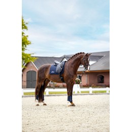 Equestrian Stockholm Line Midnight синий выездковый вальтрап