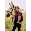BOSS Equestrian FW25 Puffer Gilet Viola