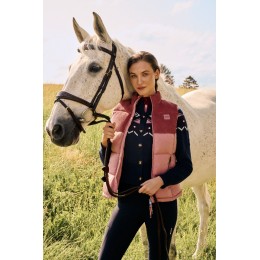 BOSS Equestrian FW25 утеплённая куртка жилет Viola
