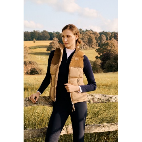 BOSS Equestrian FW25 Puffer Gilet Viola