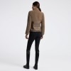 Cavalleria Toscana FW25 CT Teddy Bear Fleece + Nylon Zip-Up Women's Jacket