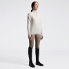 Cavalleria Toscana FW25 CT Pure Wool Women's Half-Zip Turtleneck Sweater