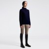Cavalleria Toscana FW25 CT Pure Wool Women's Half-Zip Turtleneck Sweater