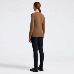 Cavalleria Toscana FW25 CT Pure шерстяной Crew капор женский свитер