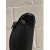 DeNiro Tricolore Salentino 01 Smooth Black - Lucido Black/Patent Black piping/Crystal Stones
