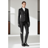 De Niro Salentino/02 Top Regal Pink Black Patent Piping Stones Rose gold