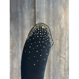 DeNiro Bellini 9 Suede Black Swarovski GGP20 Golden Shadow