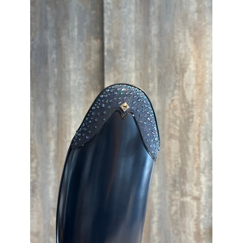 DeNiro Bellini 11 Brushed Navy G9 Rondine Glitter Blue Swarovski GGL80 + New Knee Comfort