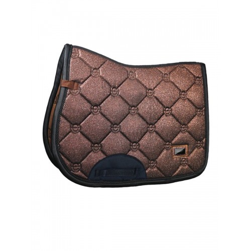 Equestrian Stockholm FW'22 Mahogany Glimmer jump saddlepad