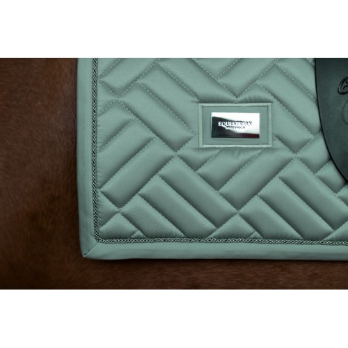 Equestrian Stockholm SS25 Mint Green Modern Dressage Saddle Pad