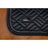 Equestrian Stockholm FW25 Holiday Dressage Saddle Pad Vegan Fur Crystal Black