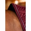 Equestrian Stockholm FW25 Holiday Dressage Saddle Pad Vegan Fur Crystal Bordeaux