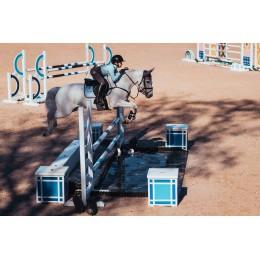 Equestrian Stockholm Ice синий Pearl Jump вальтрап