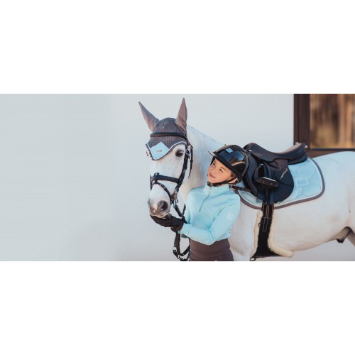 Equestrian Stockholm Ice Blue Pearl Jump Saddle Pad