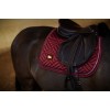 Equestrian Stockholm FW25 Holiday Jump Saddle Pad Vegan Fur Crystal Bordeaux