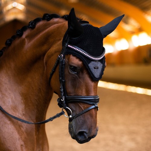 Equestrian Stockholm All Black Glimmer Ear Net