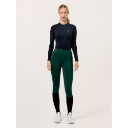 Equestrian Stockholm Sycamore зелёный леггинсы для верховой езды Movement с полной леей