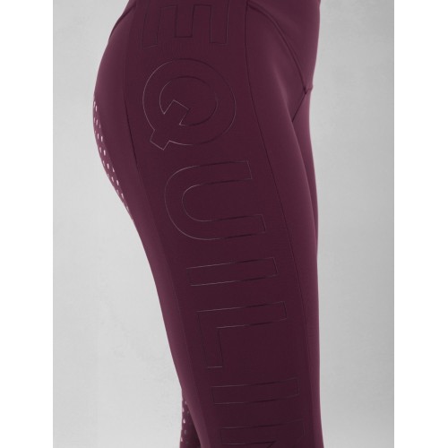 Equiline FW25 High Waist Riding Tights Caisfh Full grip