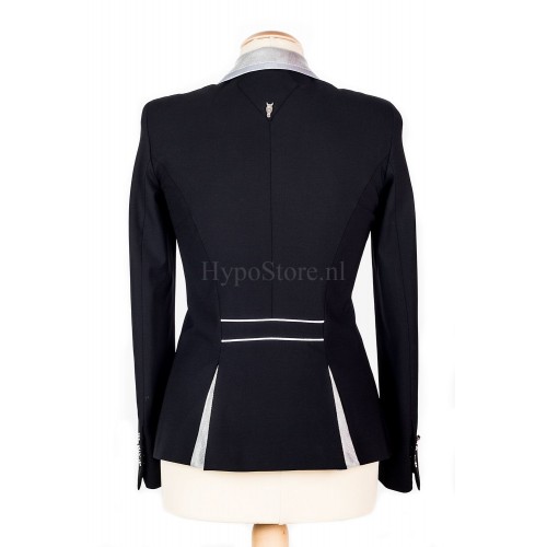 Juuls Black Glamour Competition Jacket with silver details